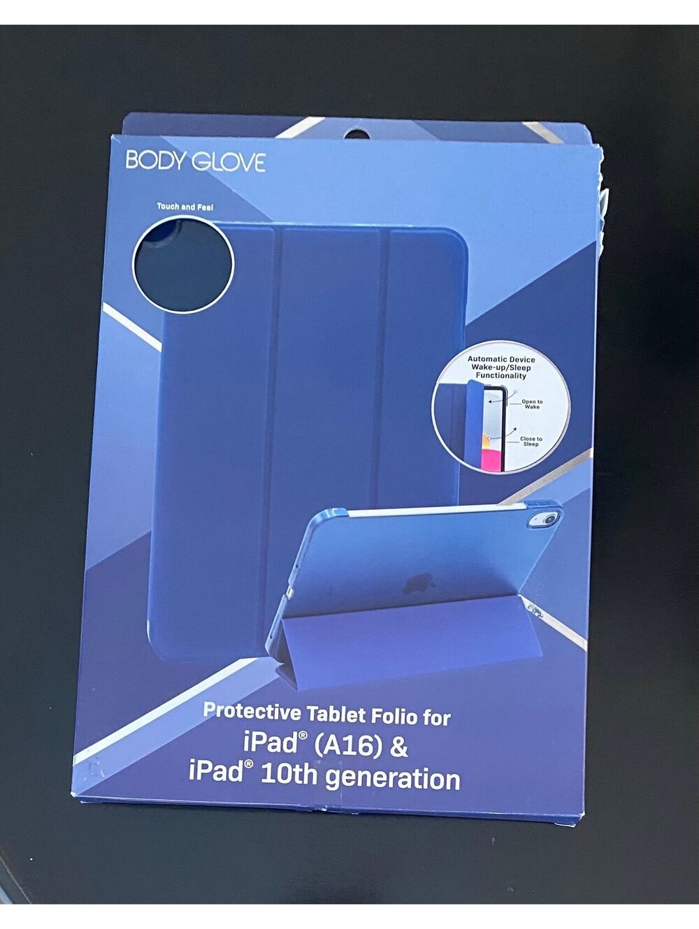 Body Glove Protective Tablet Folio Case for iPad A16/iPad 10th Gen Blue